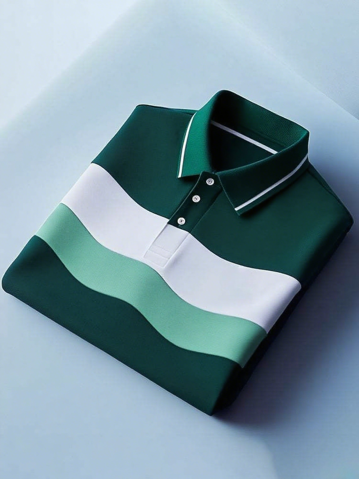 All New Limited Edition New Limited Edition Elegant Striped Short Sleeve Business Casual Polo Shirt