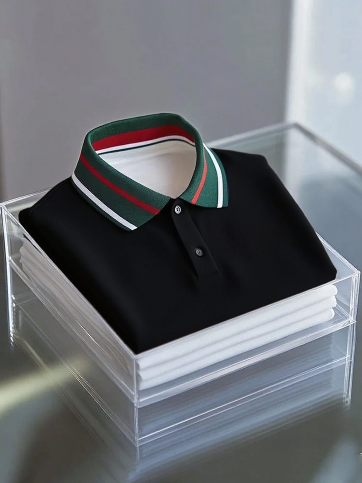 New Limited Edition Smart Business Polo Shirt - Button-Down, Short Sleeve, Logo Detail
