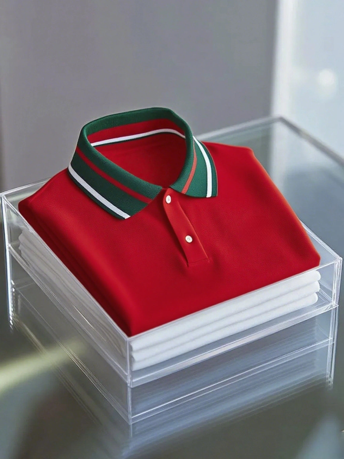New Limited Edition Smart Business Polo Shirt - Button-Down, Short Sleeve, Logo Detail